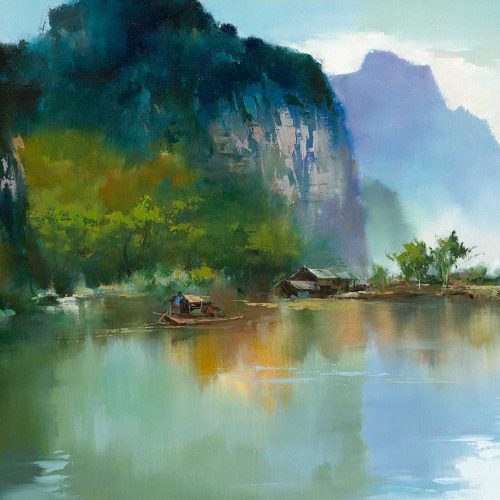 山中渔村