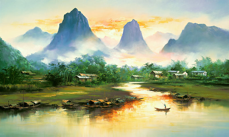 Harmony With Nature(31”x50”)