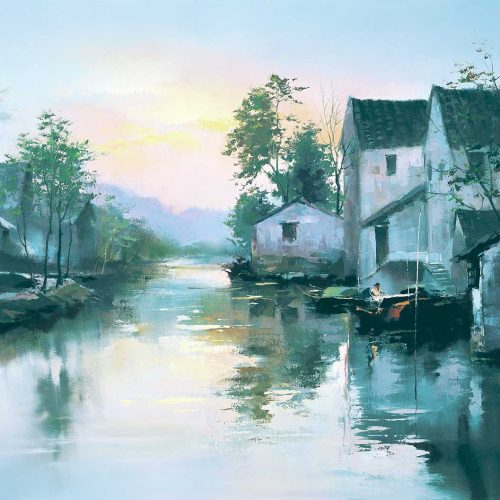 河上清晨