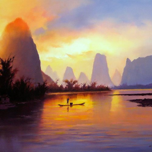 熱帯之晨（76 x 101cm）