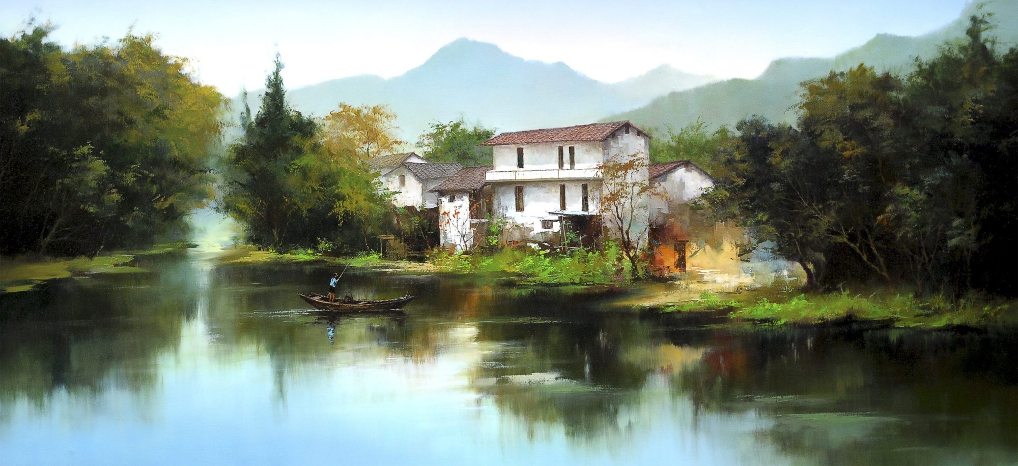 河边小村