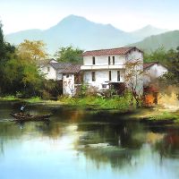 河边小村