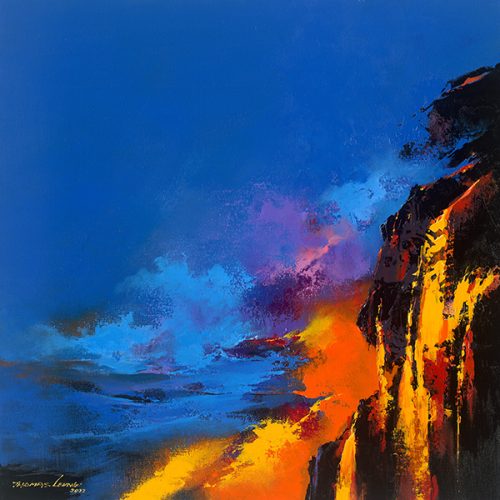 Lava Into The Sea
