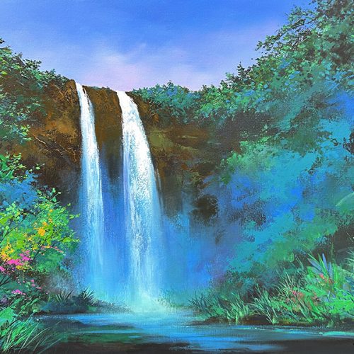 Kailua Falls On Kauai